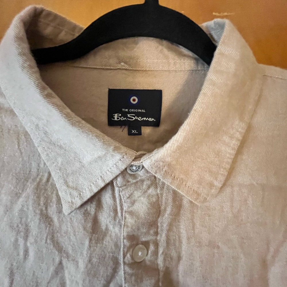 Ben Sherman Men's Light Tan Casual Shirt